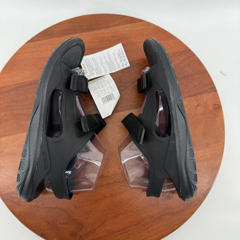Crocs Swiftwater Expedition Sandal Black Adjustable Sport Water Shoe Mens 8